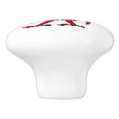 Gepersonaliseerde Liver Bird YNWA Keramische Knop (Zijkant)