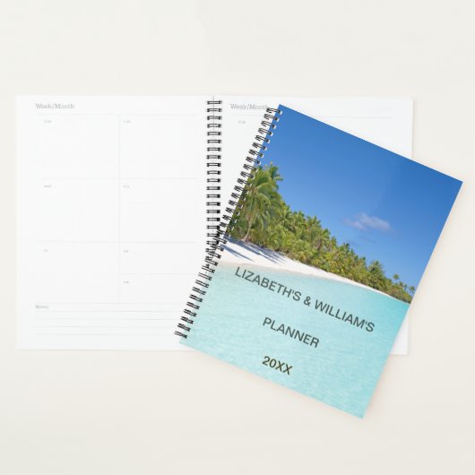 Gepersonaliseerde LIZAETH'S & WILLIAM'S PLANNER (Display)