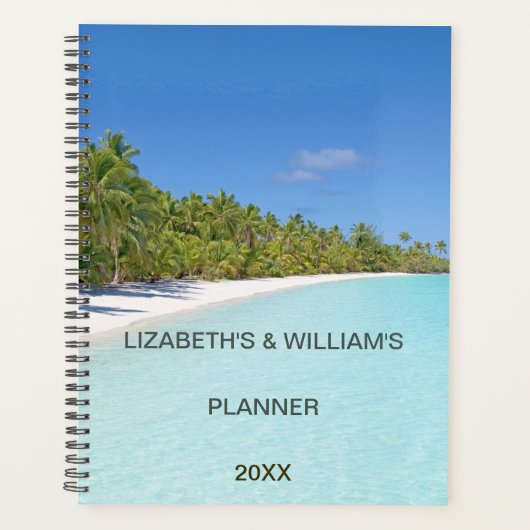 Gepersonaliseerde LIZAETH'S & WILLIAM'S PLANNER (Voorkant)