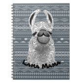 Gepersonaliseerde Llama Mama Notitieboek (Voorkant)