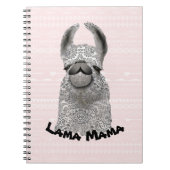 Gepersonaliseerde Llama Mama Notitieboek (Voorkant)