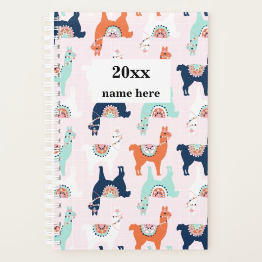 Gepersonaliseerde Llama Planner (Voorkant)