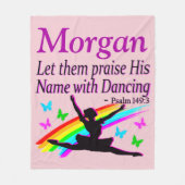 GEPERSONALISEERDE LOF GOD FLEECE DEKEN (Voorkant)