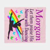 GEPERSONALISEERDE LOF GOD FLEECE DEKEN (Voorkant (Horizontaal))