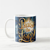Gepersonaliseerde lofprijzing de Here Christelijk Koffiemok (Links)