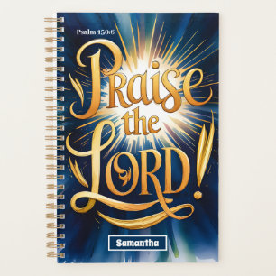 Gepersonaliseerde lofprijzing de Here Christelijk Planner