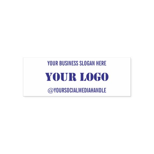 Gepersonaliseerde Logo Aangepaste tekst Zelfinking Zelfinktende Stempel (Design)