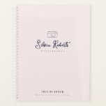 gepersonaliseerde logo bedrijfsplanner planner<br><div class="desc">een eenvoudig gepersonaliseerd logo ontwerp. U kunt de logo,  kleuren en tekst op dit plannerboek uitgeven.</div>