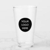 Gepersonaliseerde Logo Business Company Script Bee Glas (Voorkant)