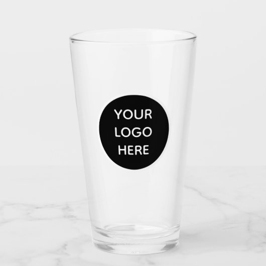 Gepersonaliseerde Logo Business Company Script Bee Glas (Voorkant)