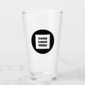 Gepersonaliseerde Logo Business Company Script Bee Glas (Voorkant)