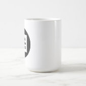 Gepersonaliseerde Logo Business Company Script Bee Koffiemok (Center)