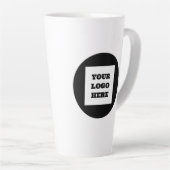 Gepersonaliseerde Logo Business Company Script Bee Latte Mok (Rechterhoek)