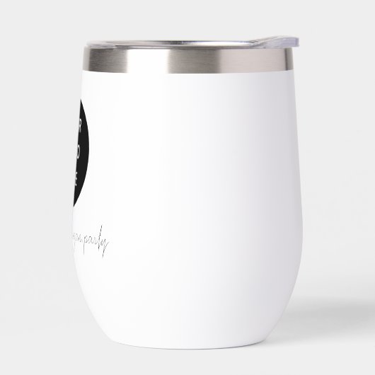 Gepersonaliseerde Logo Business Tekst Zwart Script (Links)