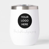 Gepersonaliseerde Logo Business Tekst Zwart Script (Voorkant)