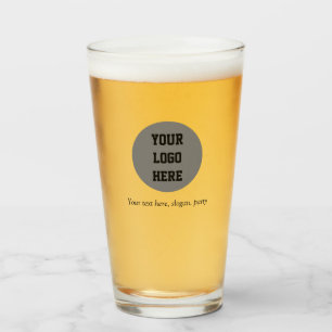 Gepersonaliseerde Logo Business Tekst Zwart Script Glas