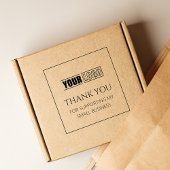 Gepersonaliseerde Logo Dank u Rubberstempel