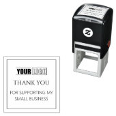 Gepersonaliseerde Logo Dank u Zelfinktende Stempel (In situ)