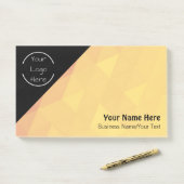 Gepersonaliseerde Logo - de Nota's van de Post-it Post-it® Notes (Op bureau)