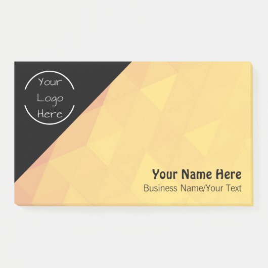Gepersonaliseerde Logo - de Nota's van de Post-it Post-it® Notes (Voorkant)