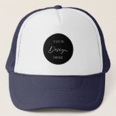 Gepersonaliseerde Logo Design Business Swag Aangep Trucker Pet (Voorkant)