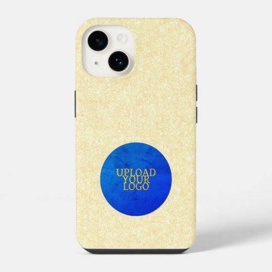 Gepersonaliseerde Logo Elegante iPhone 14 Hoesje (Achterkant)