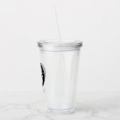 Gepersonaliseerde Logo en tekst Acryl Drinkbeker (Links)