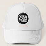 Gepersonaliseerde Logo en tekst Baseball Trucker Pet<br><div class="desc">Creëer je eigen corporate Trucker Hat! Onze strakke en eigentijdse sjabloon is verkrijgbaar in verschillende kleuren en biedt volledige aanpassingsmogelijkheden om uw zakelijke logo, gekozen foto of afbeelding te laten zien. Verbeter personalisatie door het toevoegen van jouw naam, bedrijfsslogan of moniker, promotionele Instagram-handgreep of een gepersonaliseerde tekst van uw keuze....</div>