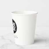 Gepersonaliseerde Logo en tekst Papieren Bekers (Links)