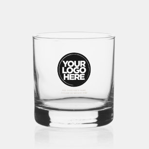 Gepersonaliseerde Logo en tekst Whiskey Glasses Whisky Glas