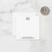 Gepersonaliseerde Logo Geen minimum | Aangepaste K Notitiekaartje (Voorkant / Achterkant in situ)