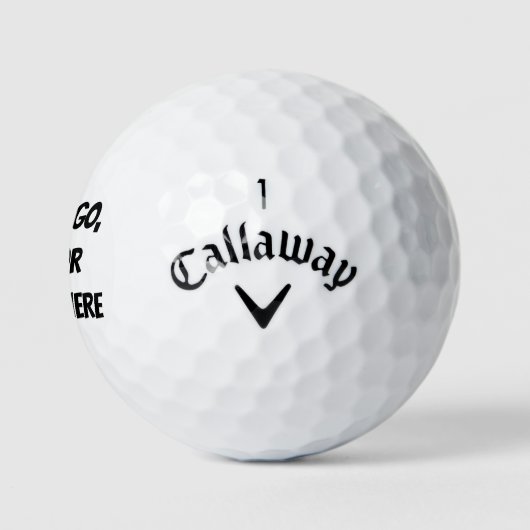 ⛳ Gepersonaliseerde Logo golfballen - Kerst Golfer (Logo)