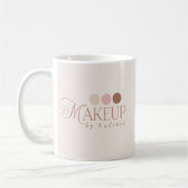 Gepersonaliseerde Logo Grimeur Make-up Artiest Koffiemok (Links)
