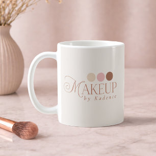 Gepersonaliseerde Logo Grimeur Make-up Artiest Koffiemok