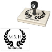 Gepersonaliseerde Logo Large Custom Rubberstempel (Gestempeld)