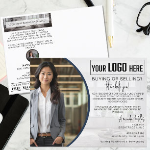 Gepersonaliseerde Logo makelaar makelaar makelaar  Briefkaart