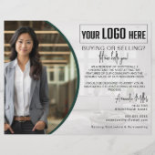 Gepersonaliseerde Logo makelaar makelaar makelaar  Flyer (Voorkant)