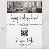 Gepersonaliseerde Logo makelaar makelaar makelaar  Flyer (Achterkant)