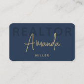 Gepersonaliseerde Logo makelaar makelaar makelaar Visitekaartje (Voorkant)