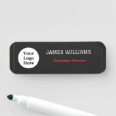 Gepersonaliseerde Logo-medewerker Magnetisch of ve Naamplaatje (In situ)