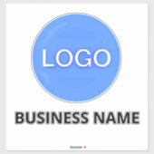 (Gepersonaliseerde Logo met bedrijfsnaam) Koffer Sticker (Vel)