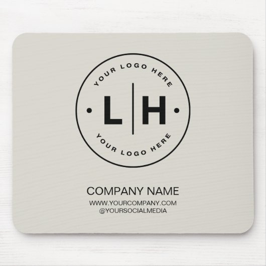 Gepersonaliseerde Logo Muismat (Voorkant)