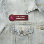 Gepersonaliseerde Logo-naamtag voor medewerkers Naamplaatje (In situ)