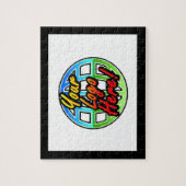 Gepersonaliseerde Logo of foto geschenk puzzel (Verticaal)