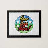 Gepersonaliseerde Logo of foto geschenk puzzel Legpuzzel (Horizontaal)