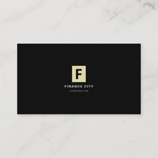 Gepersonaliseerde Logo, Professionele Business & F Visitekaartje (Achterkant)