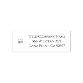 Gepersonaliseerde Logo Self Inking Rubber Stamp Zelfinktende Stempel