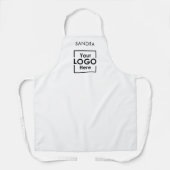 Gepersonaliseerde Logo Small Business Employee Nam Schort (Voorkant)