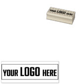 Gepersonaliseerde Logo Small Business Packaging Rubberstempel (Gestempeld)