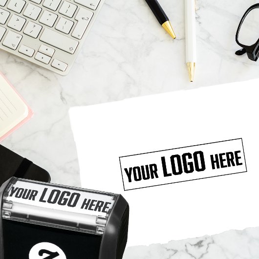 Gepersonaliseerde Logo Small Business Packaging Zelfinktende Stempel
